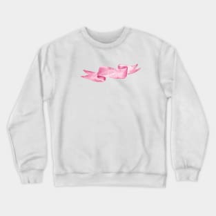 Watercolor ribbon Crewneck Sweatshirt